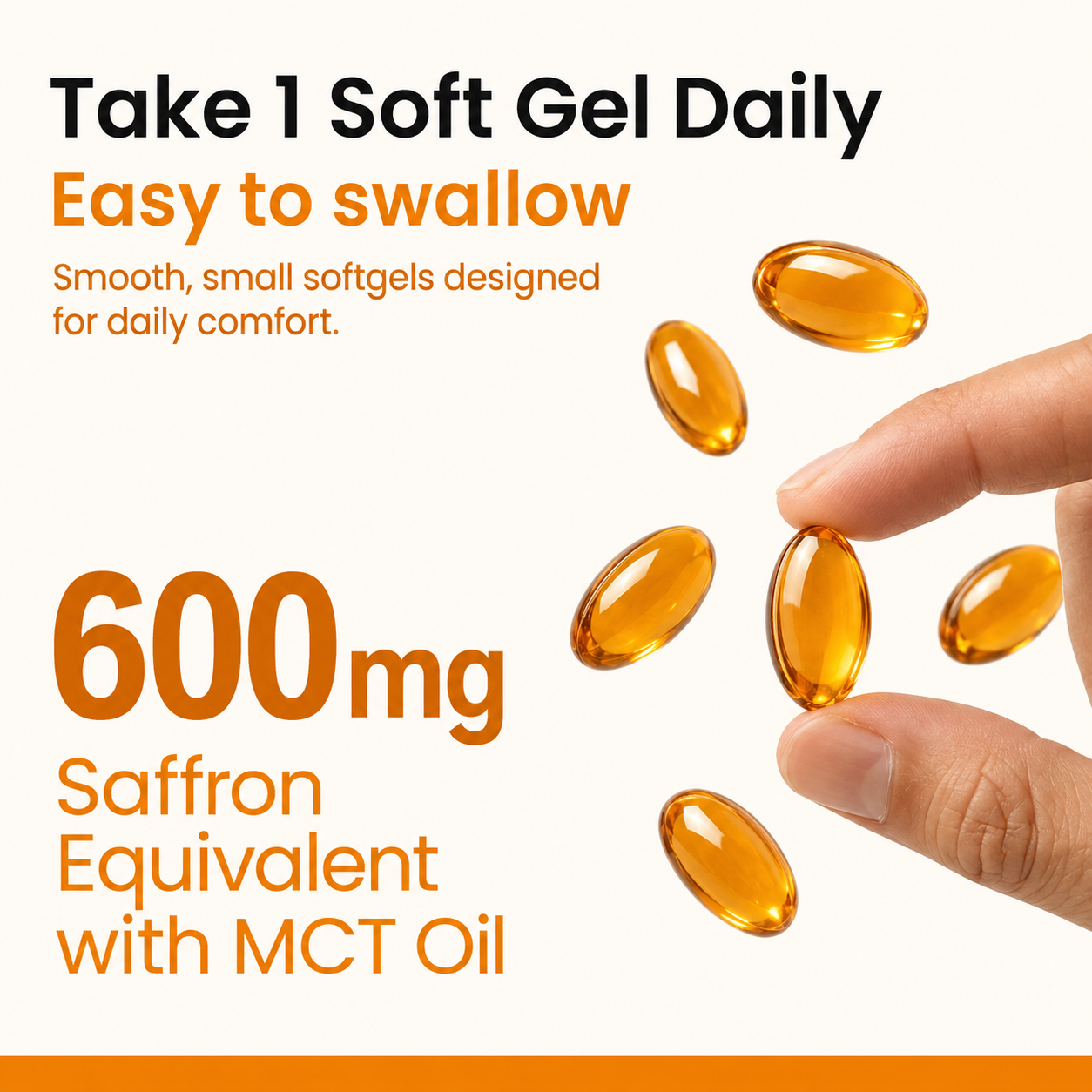 Pure Saffron 7200mg Equivalent with MCT Oil